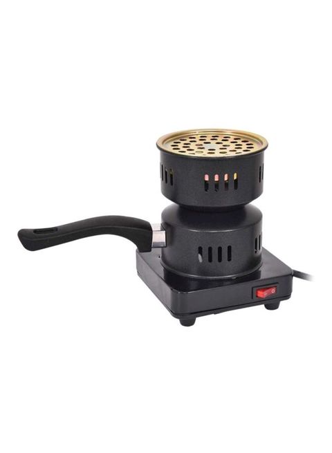 Hot Plate Electric Charcoal Heater 1000W 318.62098659.18 Black/Gold