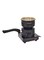 Hot Plate Electric Charcoal Heater 1000W 318.62098659.18 Black/Gold