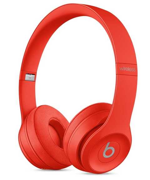 Beats Solo 3 Wireless Over-ear Headphone - Citrus Red