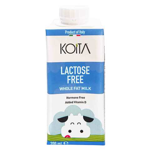 Koita Milk Full Fat Lactose Free 200 Ml