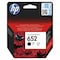 HP 652 Black Original Ink Cartridge [F6V25AE]   Works with HP DeskJet 3787, 3789, 3835, 4535 Pr