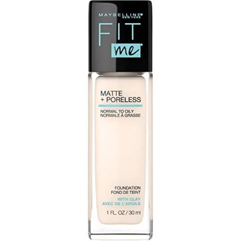 Buy Maybelline Fit Me Matte + Poreless Liquid Foundation Makeup, Fair Porcelain, fl. oz. Oil-Free in UAE