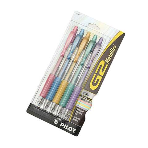 اشتري بايلوت طقم أقلام حبر 5 ألوان، جي2 في السعودية
