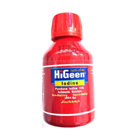 HiGeen Antiseptic Solution Povoidine Iodine 10% 120ml