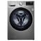 LG Front Loading TurboWash Steam ThinQ Dryer And Washer 13/8kg F15L9DGD Silver