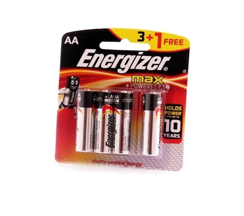 Energizer Max AA Alkaline Batteries - 4 count