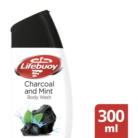 Lifebuoy Charcoal And Mint Body Wash Black 300ml