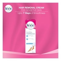 Veet Pure Inspirations Body And Legs Hair Removal Cream For Sensitive Skin White 100ml