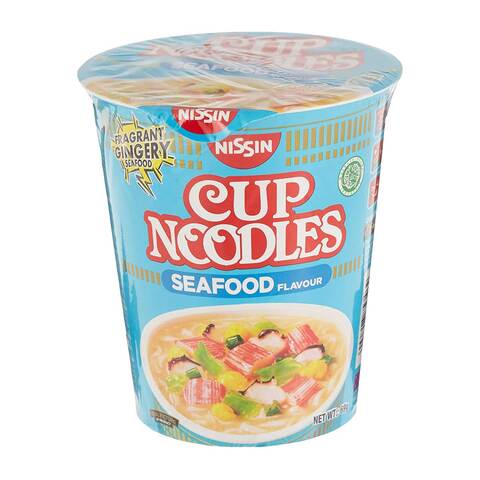 Buy Nissin Spicy Seafood Flavour Instant Cup Noodles 75g Online - Shop Food  Cupboard on Carrefour UAE