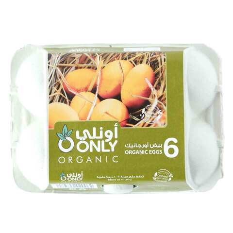 اشتري اونلى بيض اورجانيك متوسط ×6 في الكويت