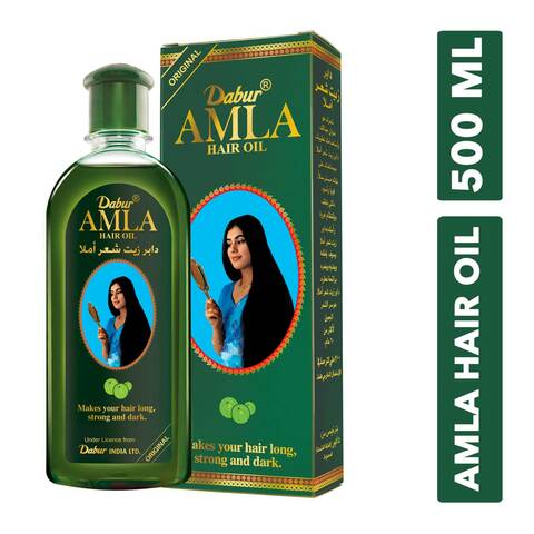 Buy Dabur Amla Hair Oil Green 500ml in Saudi Arabia