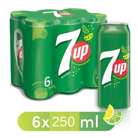7Up Drink 250 Ml 6 Pieces