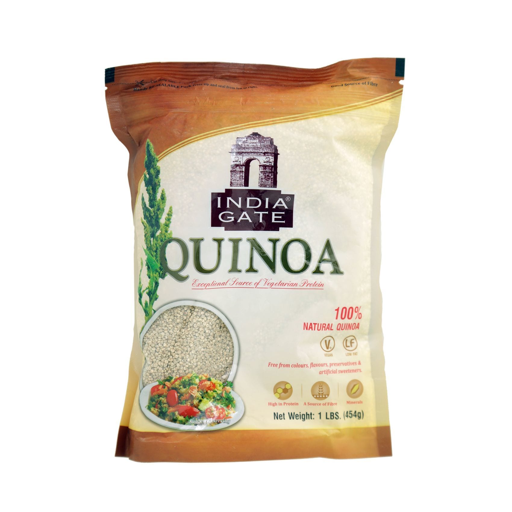 Buy India Gate Quinoa 454g Online Shop Food Cupboard on Carrefour UAE