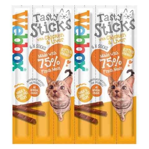 Webbox Cats Delight Tasty Sticks With Chicken And Liver 30g