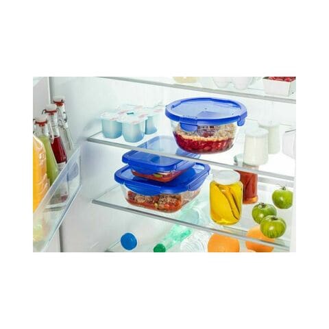 Pyrex Cook And Go Glass Dish With Lid Clear 1.6L