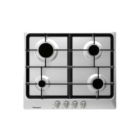 Bompani 60cm Gas Hobs With Stainless Steel, 4 Burners, Auto Ignition - BO213MKL