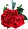 Yatai Real Touch Silk Rose Artificial Flowers For Decoration - Fake Rose For Home Wedding Party Indoor Table Decoration Items Thanksgiving Holidays Ornament - Artificial Rose Flowers (Red)