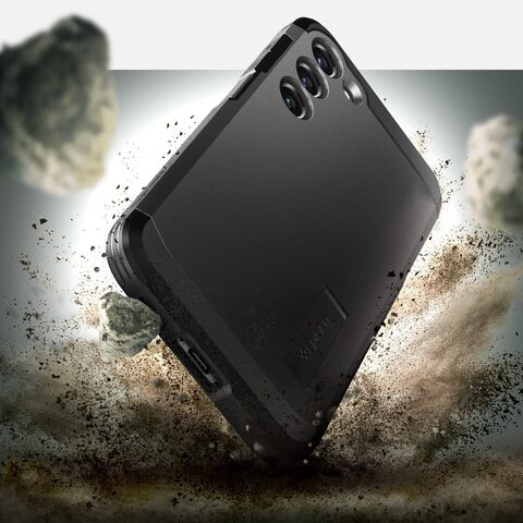 Spigen Tough Armor designed for Samsung Galaxy S23 case cover (2023) with Extreme Impact Foam - Black