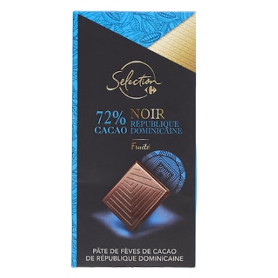 Chocolat noir 60% cacao Excellence LINDT, Tablette de 100g - Super