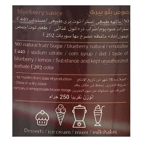 Solo Blueberry Sauce - 250 gram
