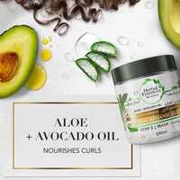 Herbal Essences Sulfate-Free Aloe + Avocado Oil Hair Mask for Curl Moisturizing and Nourishment 250ml