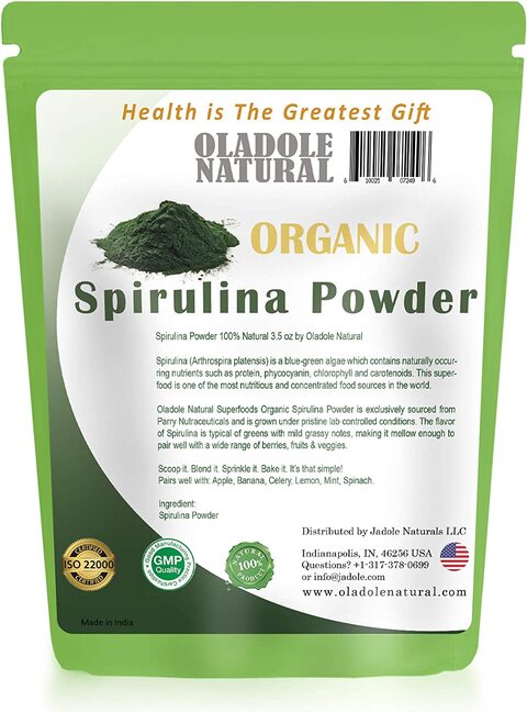 Buy Oladole Natural Organic Spirulina Powder Rich In Antioxidant