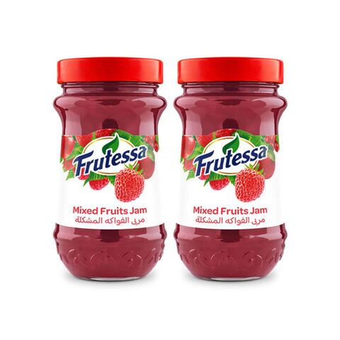 Buy Frutessa Mixed Fruit Jam 450g Pack of 2 in UAE