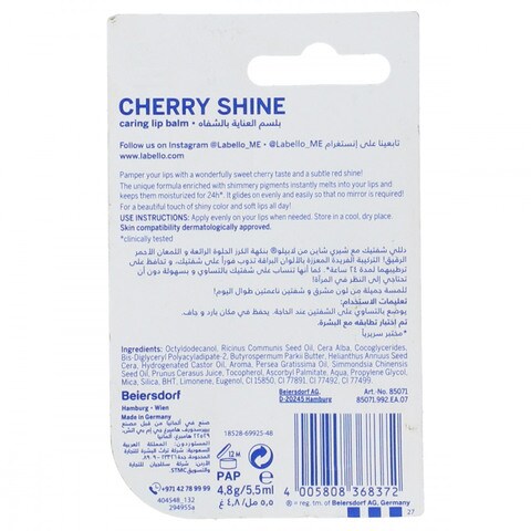 Labelllo 24h Melt-In Moisture Cherry Shine 4.8 gr