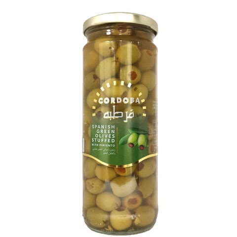 Cordoba Spanish Green Olives Stuffed With Pimiento 450g