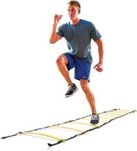 Sky Land Agility Ladder Speed Training Equipment Soccer Fitness 8 Rung 4 Meters, Yellow