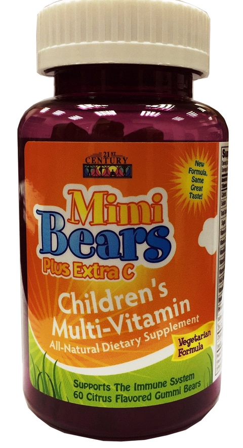 21st Century Mimi Bears Plus Extra C 60 Gummies