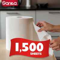 Sanita Gipsy Maxi Tissue Sheets White 1500m 1 Roll