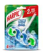Buy Harpic Active Blue Water Toilet Cleaner Rim Block, Pine Forest, 35g in Kuwait