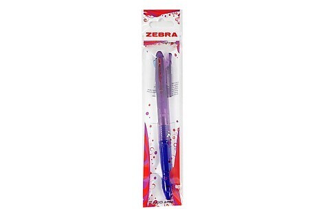 قلم زيبرا 3 لون ازرق