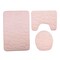Aworky Toilet Set 3 Pc Velvet