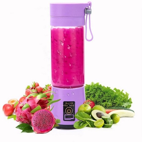 Generic - Portable blender usb mixer electric juicer machine smoothie blender mini food processor personal blender cup juice blenders,Purple