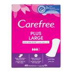 Buy Carefree Cotton Aloe Plus Large Panty Liners White 48 count in Saudi Arabia