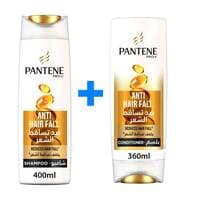 Pantene Pro-V Anti-Hair Fall Shampoo 400ml With Conditioner 360ml