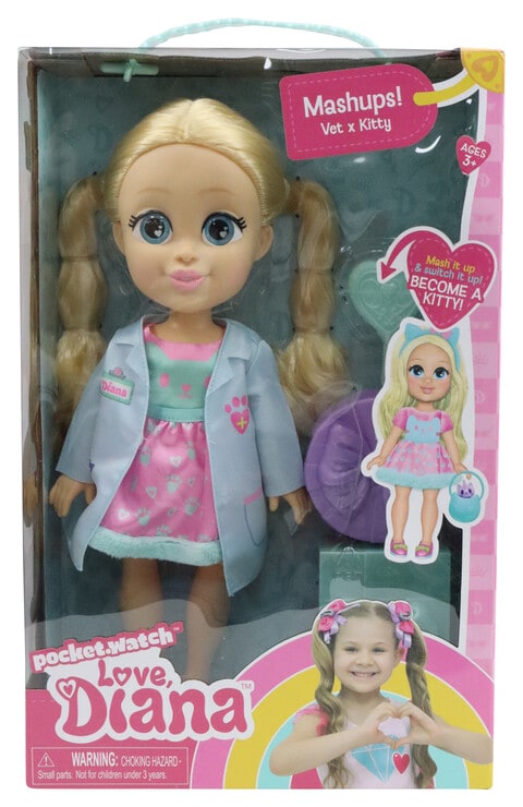 Buy Love Diana Doll Mashup Vet Kitty S3 13 Inch Online Shop Toys And Outdoor On Carrefour Uae