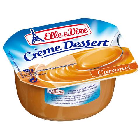 Elle &amp; Vire Caramel Creme Dessert 100g