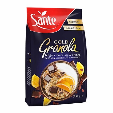 Buy Sante Granola with chocoorange - 300 Gram in Egypt