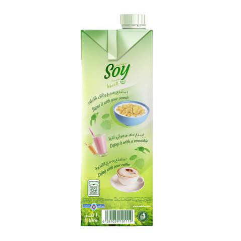 Saudia soya milk vanilla flavored 1 L