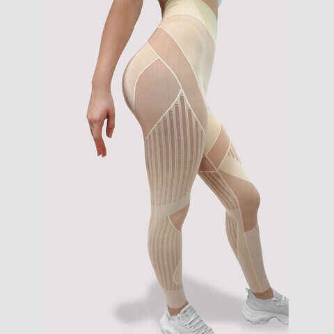 beige workout leggings