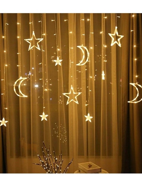 Ramadan Light Star And Moon Shaped Decoration For House Wedding Party