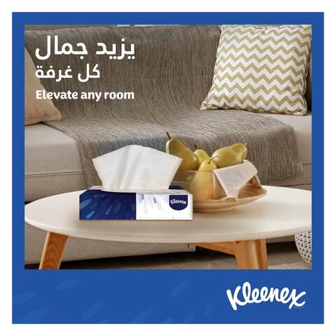 Kleenex Original Facial Tissue, 2 PLY, 6 Tissue Boxes x 70 Sheets, Soft Tissue Paper with Cotton Care for Face &amp; Hands