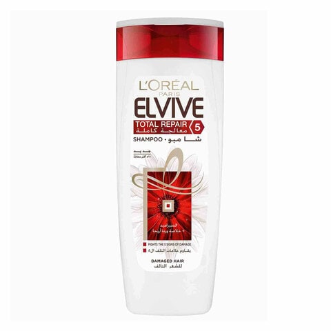 Buy LOreal Paris Elvive Total Repair 5 Shampoo White 600ml in Saudi Arabia