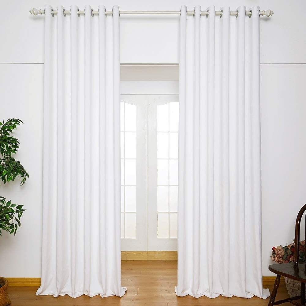 Buy Generic 1 Piece Grommet Curtain Sheer Romantic Window Curtains For Bedroom Living Room White Width 140 Length 260 Online Shop Home Garden On Carrefour Uae