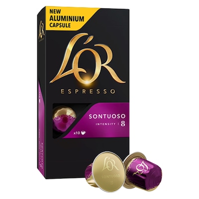 Café capsules Compatibles Nespresso Espresso 100% arabica CARREFOUR EXTRA :  le paquet de 50 - 250g à Prix Carrefour