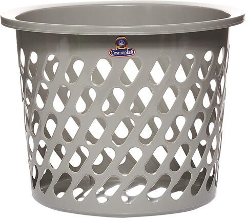 45L round plastic laundry basket