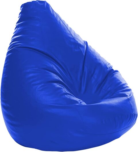 Luxe Decora PVC Bean Bag With Filling (XXL, Royal Blue)